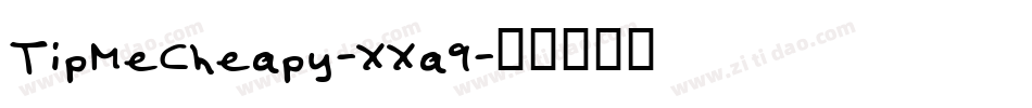 TipMeCheapy-XXa9字体转换