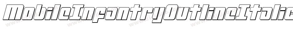 MobileInfantryOutlineItalicItalic-vWZE字体转换