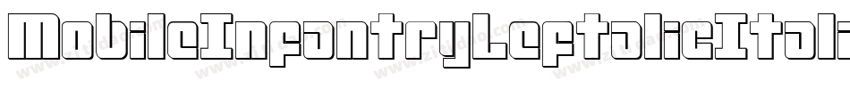 MobileInfantryLeftalicItalic-KXOy字体转换
