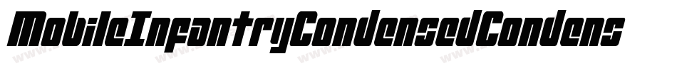 MobileInfantryCondensedCondensed-BKqd字体转换