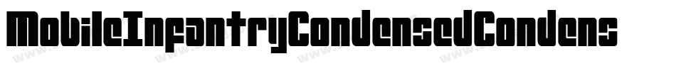 MobileInfantryCondensedCondensed-BKqd字体转换