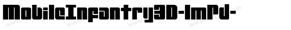 MobileInfantry3D-lmPd字体转换