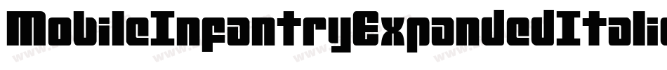 MobileInfantryExpandedItalicExpandedItalic-ro8y字体转换