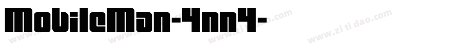 MobileMan-4nn4字体转换