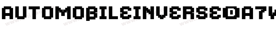 AutoMobileInverse-a7wE字体转换