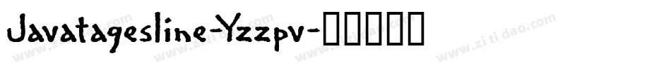 Javatagesline-Yzzpv字体转换