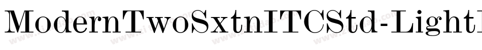 ModernTwoSxtnITCStd-LightItalic字体转换
