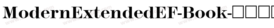 ModernExtendedEF-Book字体转换