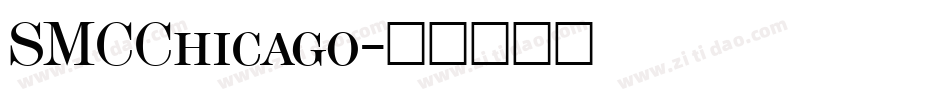 SMCChicago字体转换