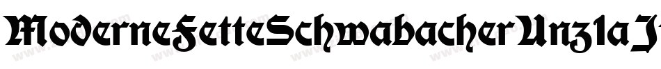 ModerneFetteSchwabacherUnz1aItalic-MOjv字体转换