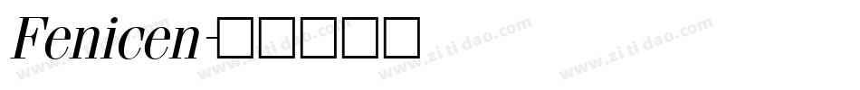 Fenicen字体转换