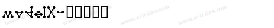 modelX字体转换