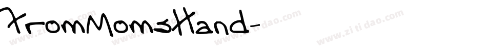 FromMomsHand字体转换
