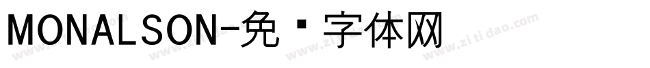 MONALSON字体转换