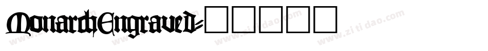 MonarchEngraved字体转换