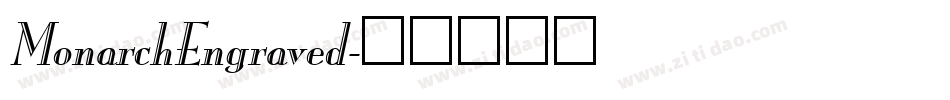 MonarchEngraved字体转换