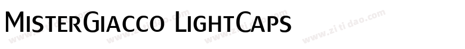 MisterGiacco-LightCaps字体转换