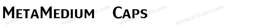 MetaMedium-Caps字体转换