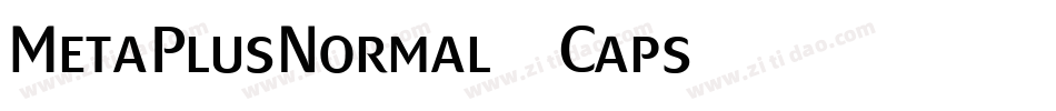 MetaPlusNormal-Caps字体转换