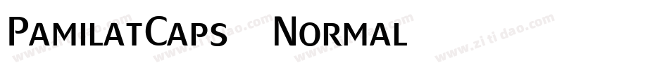 PamilatCaps-Normal字体转换