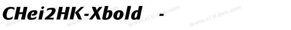 CHei2HK-Xbold转换器字体转换