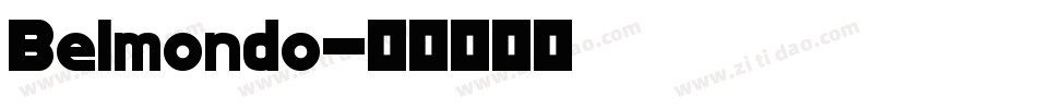Belmondo字体转换