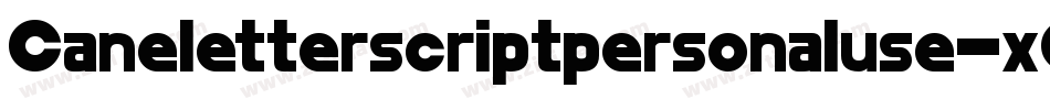 Caneletterscriptpersonaluse-xGz8字体转换