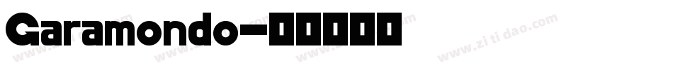 Garamondo字体转换
