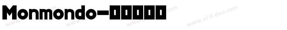 Monmondo字体转换