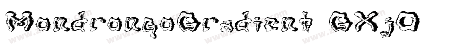 MondrongoGradient-GXjO字体转换