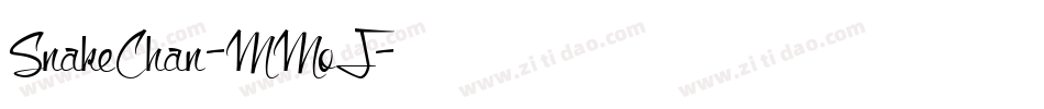 SnakeChan-MMoJ字体转换