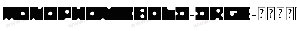 MonophonicBold-drgE字体转换