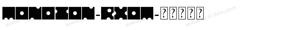 Monoton-RXOM字体转换