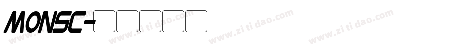 MONSC字体转换