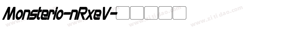 Monsterio-nRxeV字体转换