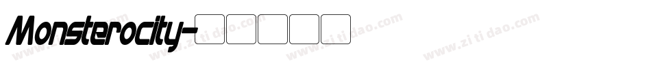 Monsterocity字体转换