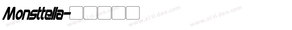 Monsttella字体转换