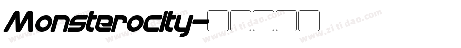 Monsterocity字体转换
