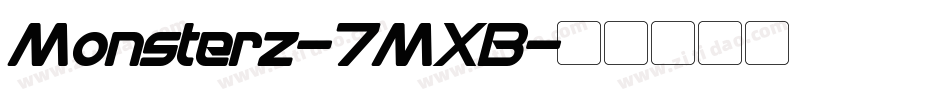Monsterz-7MXB字体转换
