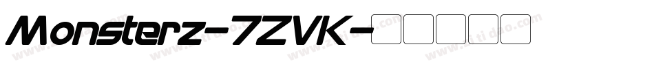 Monsterz-7ZVK字体转换