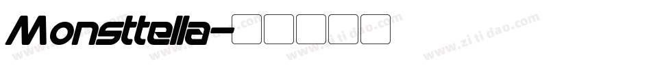 Monsttella字体转换
