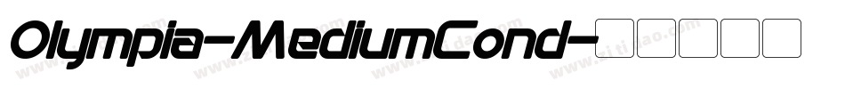 Olympia-MediumCond字体转换