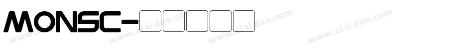 MONSC字体转换