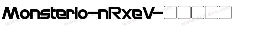 Monsterio-nRxeV字体转换
