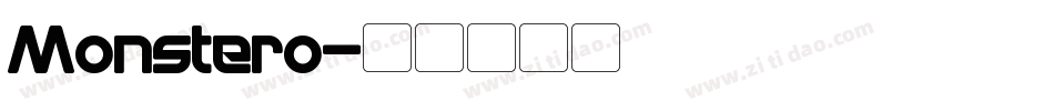Monstero字体转换