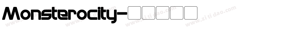 Monsterocity字体转换