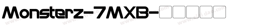 Monsterz-7MXB字体转换