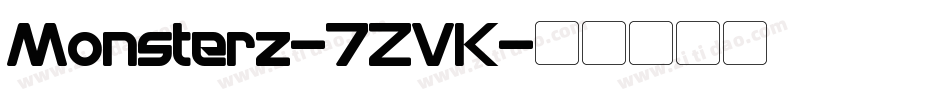 Monsterz-7ZVK字体转换