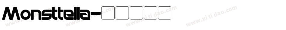 Monsttella字体转换