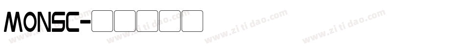MONSC字体转换